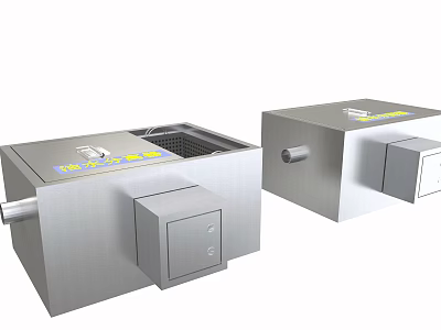Commercial Kitchen Stainless Steel Equipment For Food Preparation And Restaurant Use 3d model