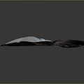 Colorful 3D Terrain Model With Mountain Valleys Gradient Hues And Red Central Area