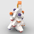 LEGO toy blocks pine tree christmas cedar 3d model