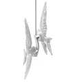 Modern Swallow Design Glass Chandelier For Stylish Interior Home Decoration