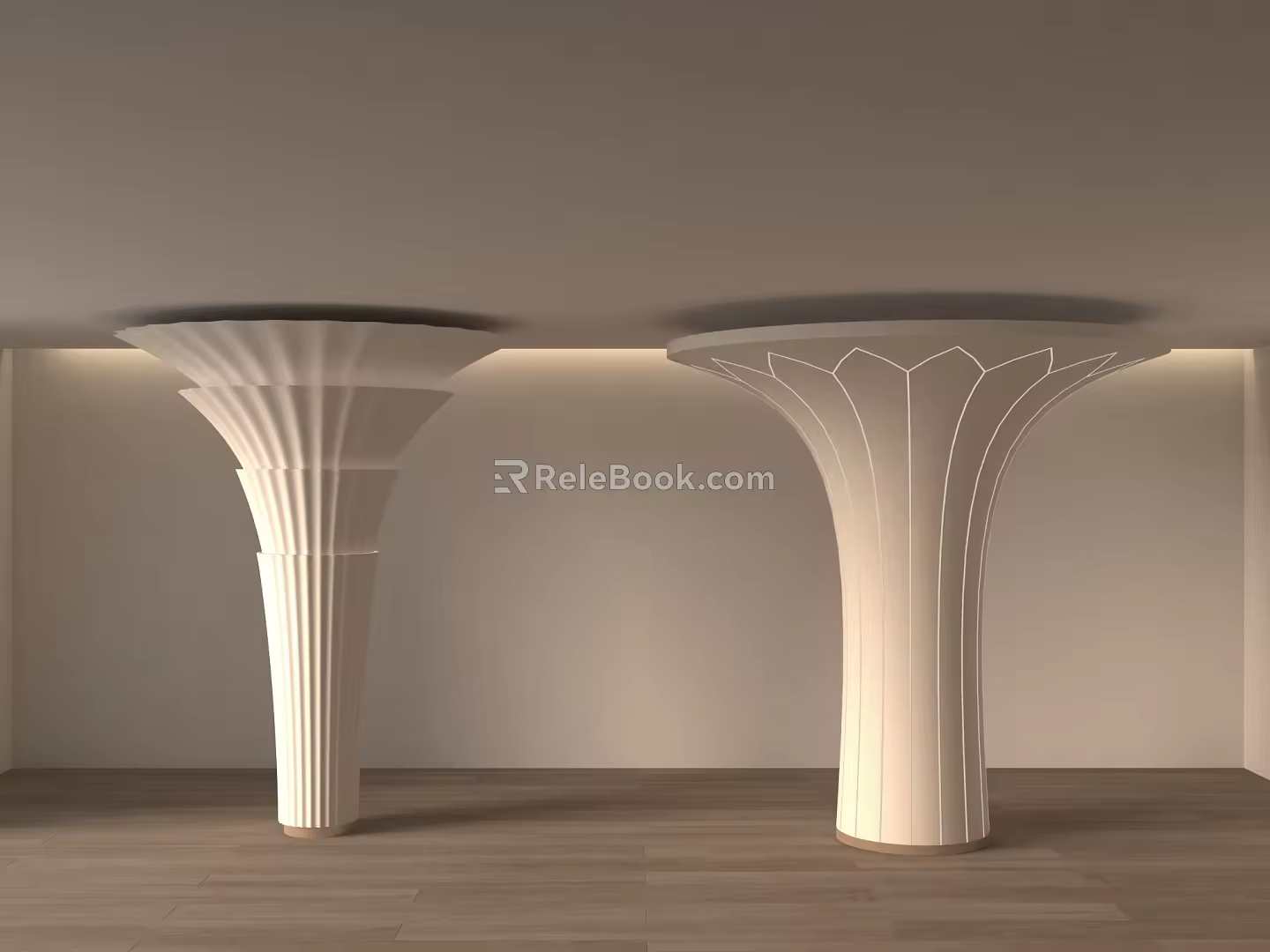 Modern Decorative Column Special-shaped Column 3d model