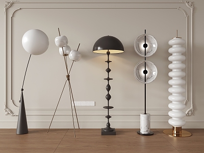 Floor lamp combination model