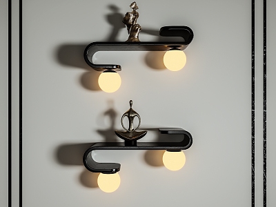 Wall lamp wall decorative lamp model