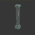 Columns Stone Columns Stone Columns Old Columns Roman Columns Roman Columns Classical Columns Greek Columns 3d model