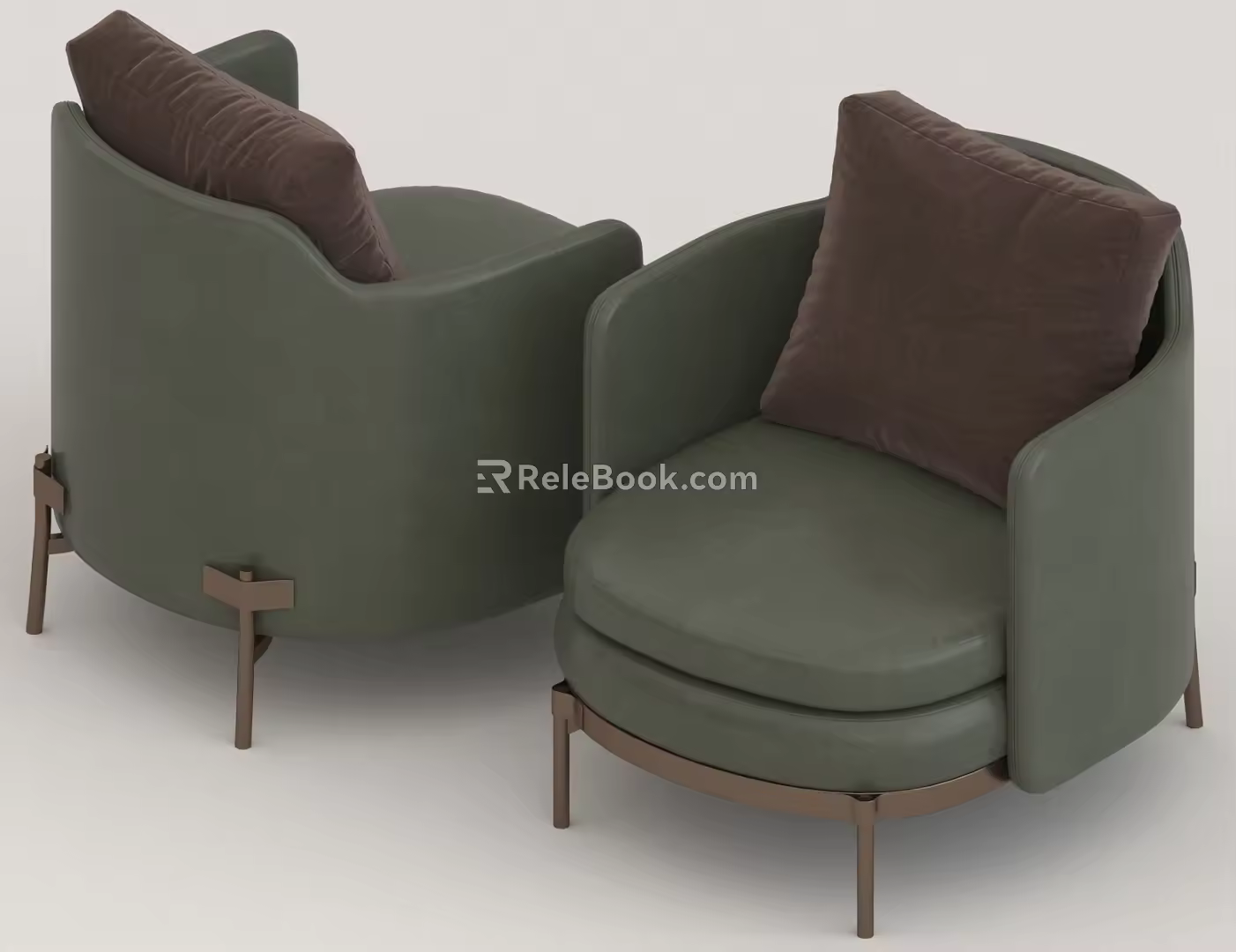 Backrest Chair Lazy Sofa Chair 3d model