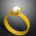 Ring Diamond Ring Gem Ring Women's Ring Wedding Ring Ring Ring Gold Ring Silver Ring Jewelry 3d model