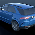 Sporty Blue Mercedes AMG SUV Exterior Design Featuring AMG Grill And Alloy Wheels