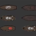 Vintage Wooden Boats With Traditional Structures And Classic Roof Designs