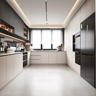 Modern Kitchen Cabinets 3d model
