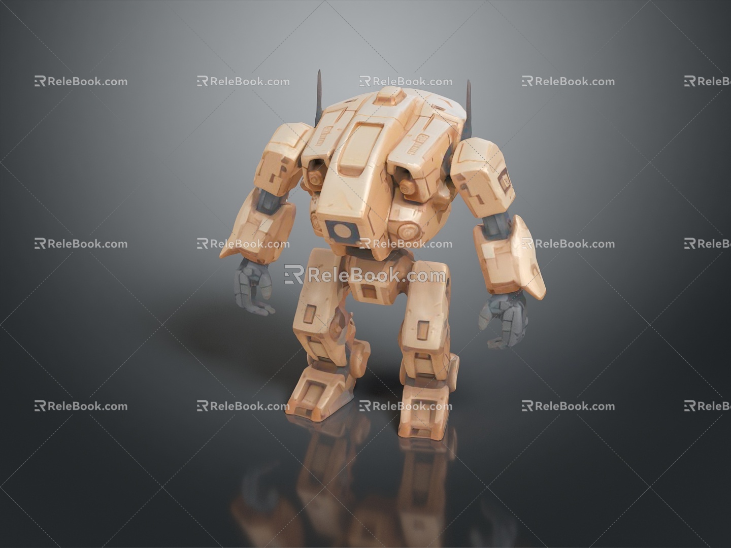 Mech Warrior Mech Soldier Machine Battlearm Mechanical Battlearm Machine Fighter Robot 3d model