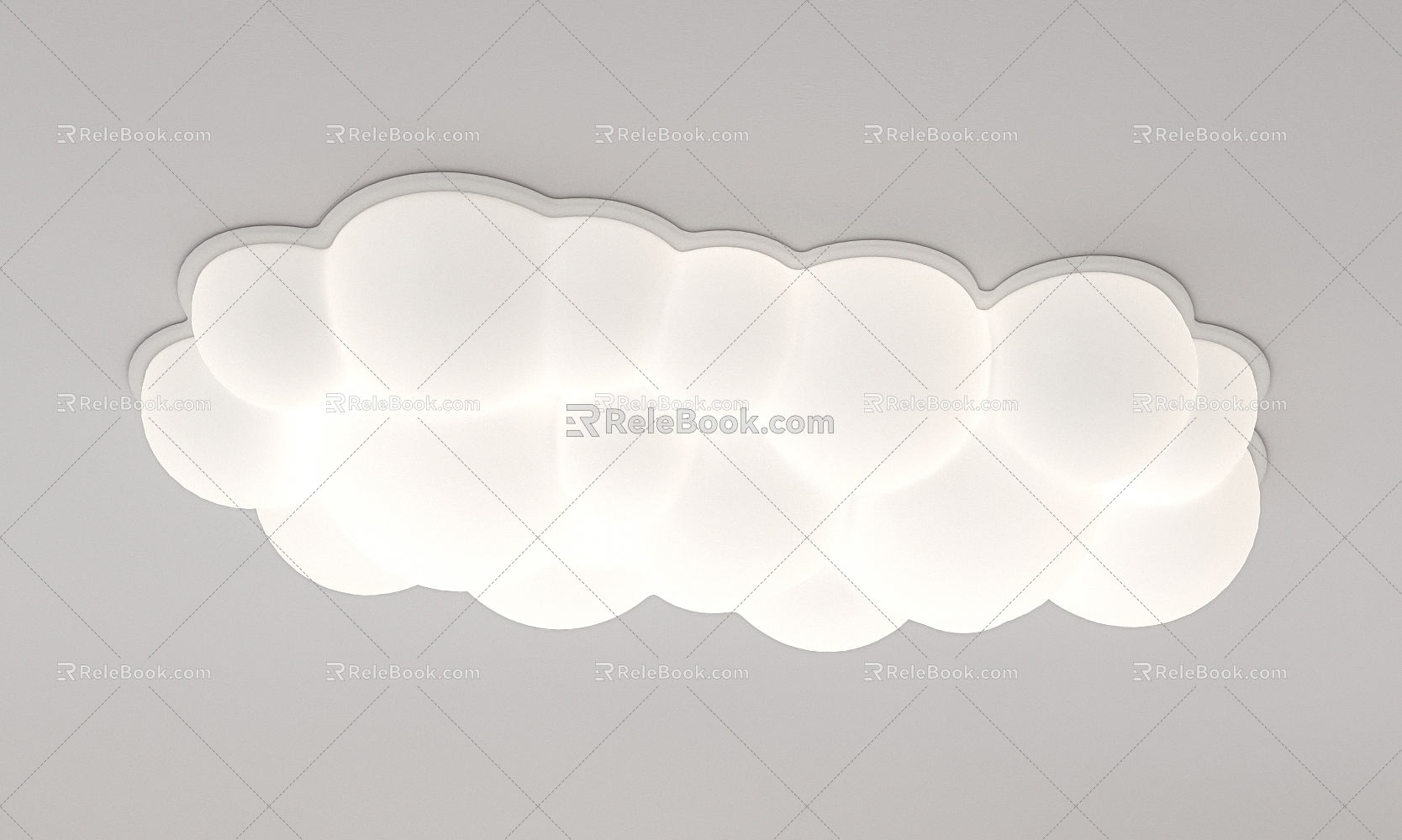 Modern Ceiling Light Cloud Ceiling Light 3d model