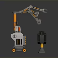 Medical Robotic Arm With Mobile Base And Surgical Chair For Patient Care