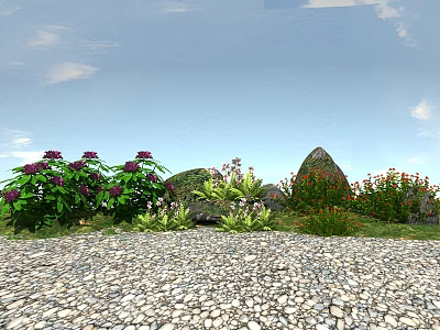 Modern Plants Landscape Plants 3d model