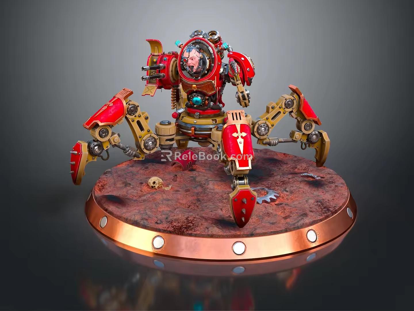 Modern Robot Mecha Warrior Sci-Fi Soldier Sci-Fi Warrior Mecha Soldier 3d model