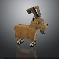 Pixel Art Style Goat Shaped Decorative Furniture For Home Decoration