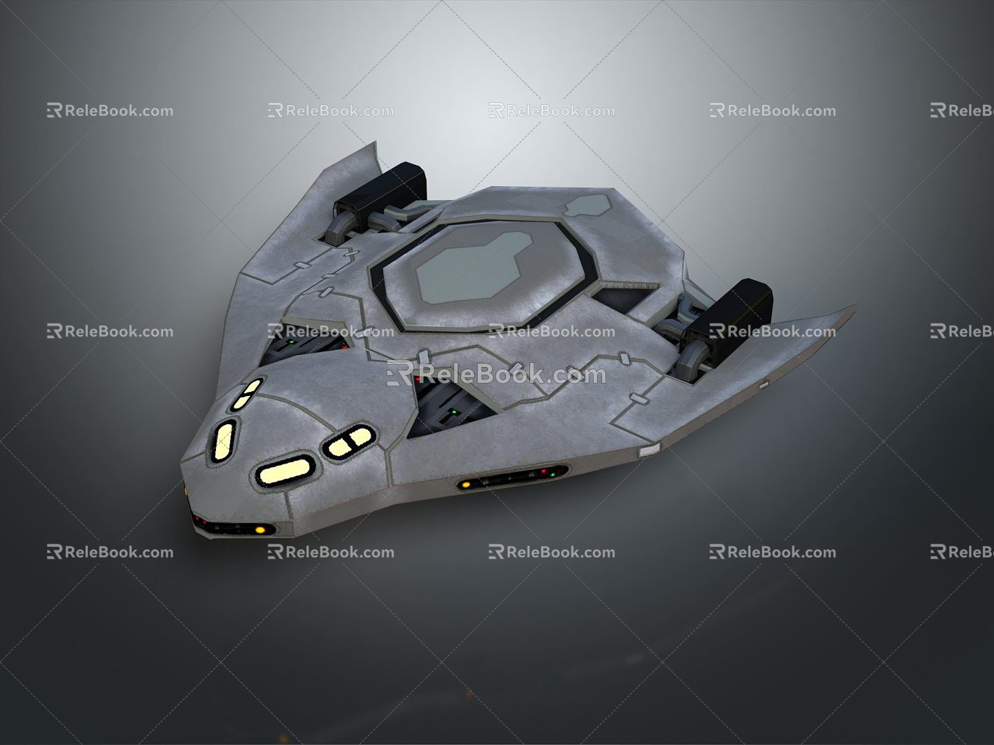 Modern Spaceship Spacecraft Spacecraft 3d model