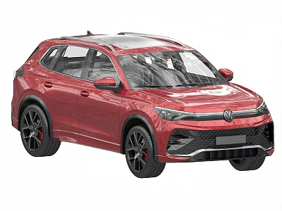 Volkswagen Tiguan sports version Volkswagen Tiguan car 3d model