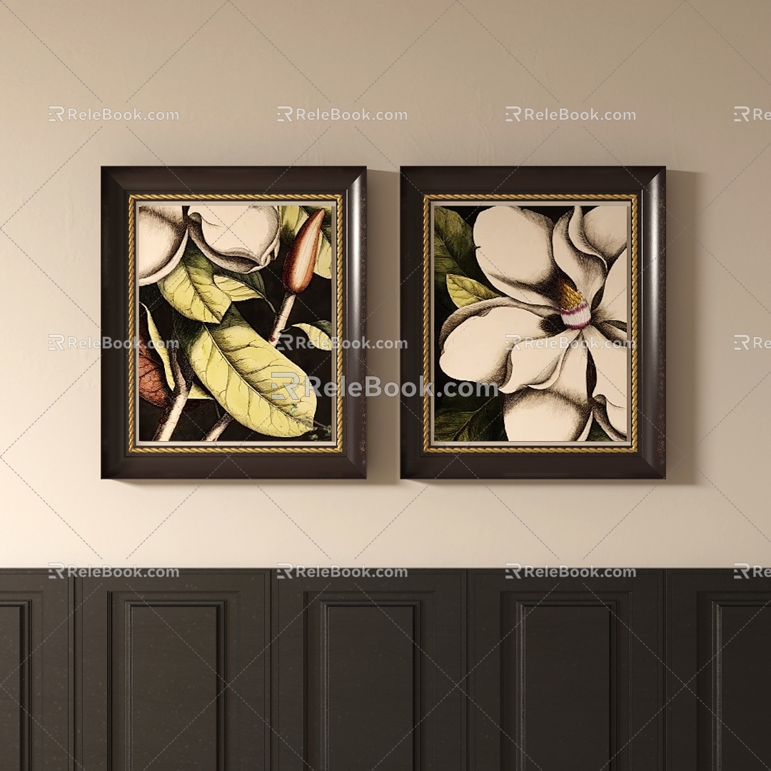 decorative painting 3d model