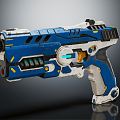 Modern Laser Gun Sci-Fi Laser Gun 3d model