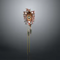 Traditional Wooden Cuckoo Clock Electronic Appliance With Carved Design And Pendulum Bells