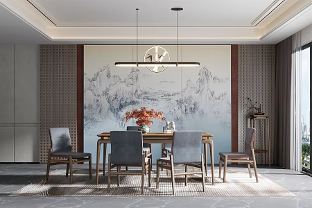 New Chinese Restaurant 3d model