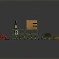 Weapon Storage Cases With Open Green Toolboxes Red Tools And Small Components