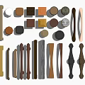 Various Modern Cabinet And Drawer Handles With Metal Materials And Diverse Shapes