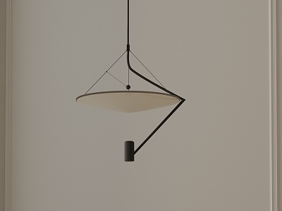 Modern chandelier 3d model