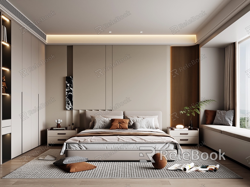 Modern Home Bedroom model