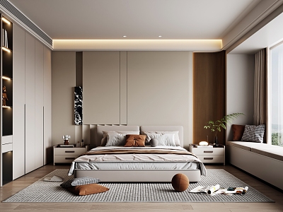 Modern Home Bedroom model