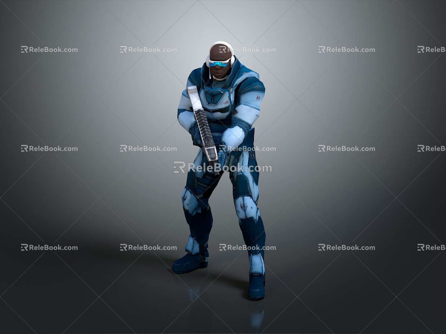 Science Fiction Warrior Future Warrior Next Generation Warrior Super Soldier Magic Warrior Super Soldier Science Fiction Soldier 3d model