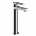 Modern Chrome Kitchen Faucet with Single Handle and Tall Spout Design
