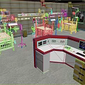 Modern Neonatal Care Unit Interior With Multiple Cribs Medical Equipment And Nurse Station