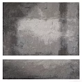 Gray Textured Square Rug For Modern Living Room Home Decor