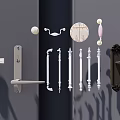 Jane's door handle 3d model