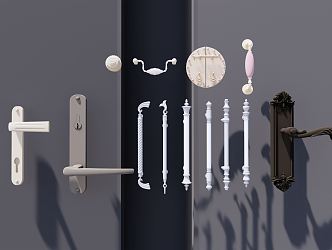 Jane's door handle 3d model