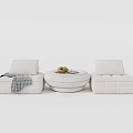 Modern Casual Sofa Combination Sofa 3d model