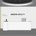 Modern Front Desk 3d model