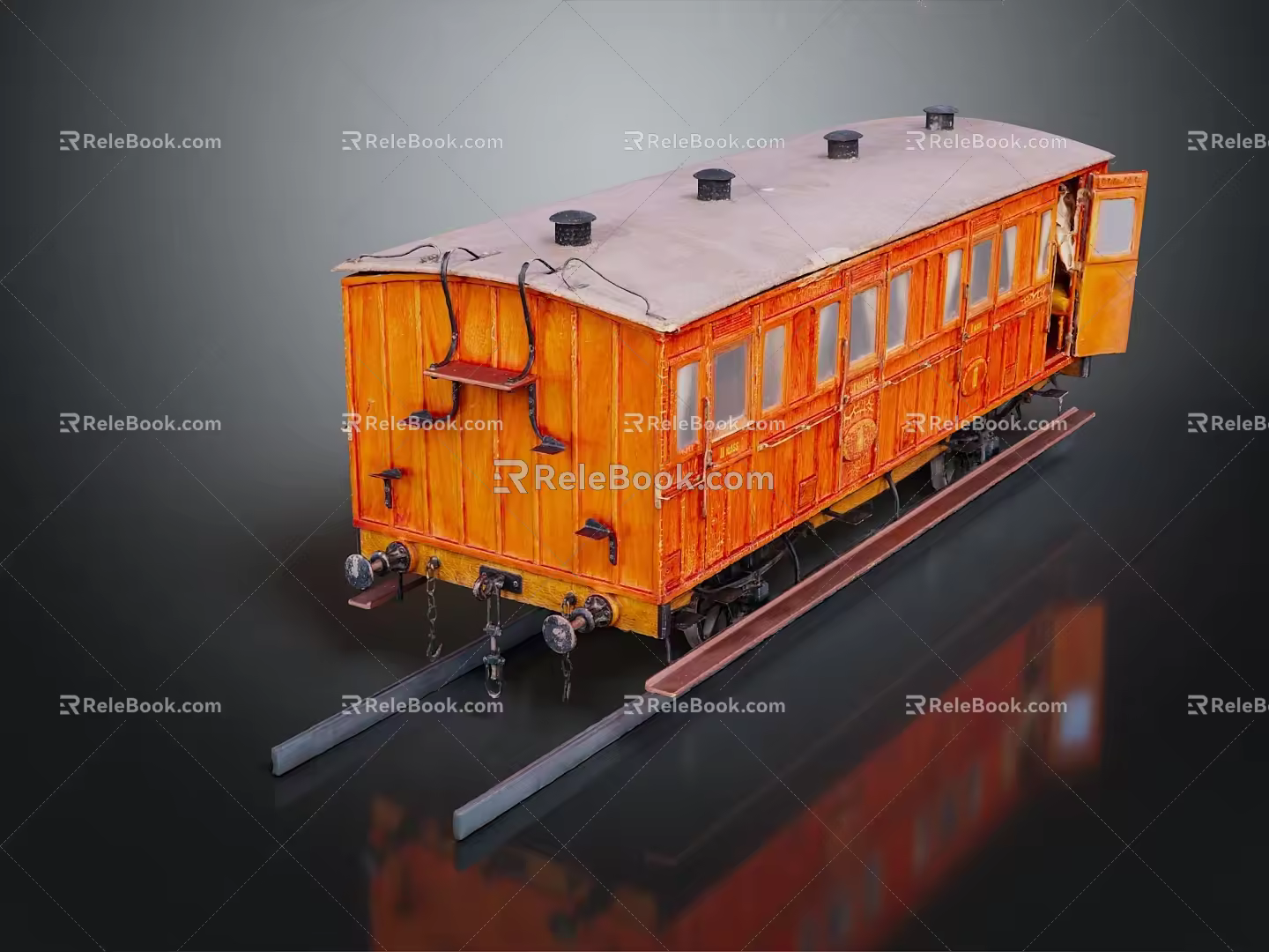 Railroad Realistic 3d model
