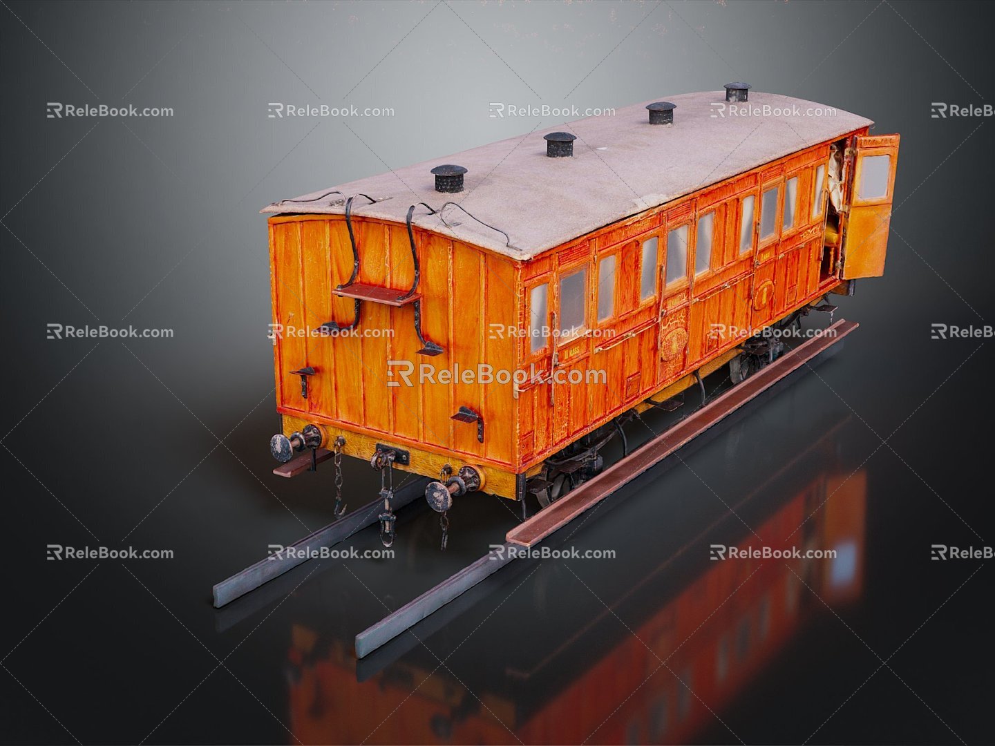 Railroad Railroad Realistic 3d model