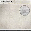 Building Components With Geometric Grid Patterns And Linear Design Elements