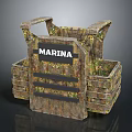 Marina Camouflage Vest With Durable Storage Pockets And Outdoor Design