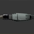 PRAXITE Handheld Electric Drill With Gray Body And Red Power Button