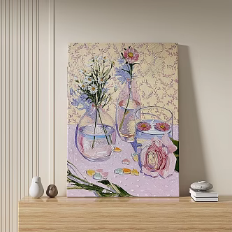 modern decorative painting 3d model