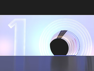 Modern Channel Time Channel 3d model