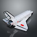 Modern Commercial Passenger Plane With White Fuselage Red Emblem And Aerodynamic Wings Design 3d model