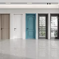 Modern Colored Hinged Doors In Various Styles For Interior Decoration Ideas