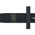 Tactical Military Weapon With Sharp Steel Blade And Black Handle