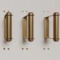 Brass Door Handles Hardware with Different Designs and Lock Mechanisms for Home Improvement