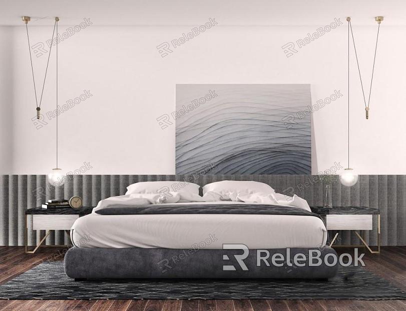 Background double bed model